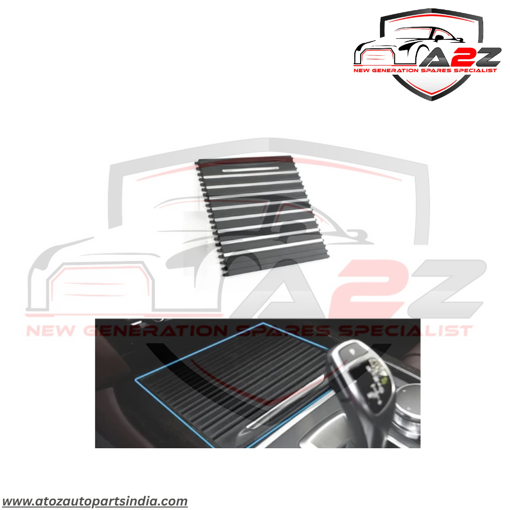 Black Central Console Drink Water Cup Holder Cover Shutter Roller Trim 51169251973 Compatible With BMW X5 F15