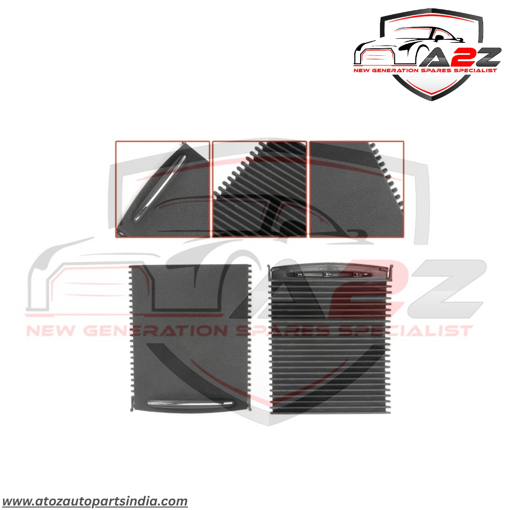 Black Central Console Drink Water Cup Holder Cover Shutter Roller Trim 2036800123 Compatible With MERCEDES BENZ C-CLASS W203