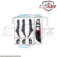 Door Handle Black Inner Set  Carbon Fiber 51417225874 51417225873 51417225847 Right 51417225848 51417225889 Right 51417225890 51417225851 51417225852 Compatible with BMW 5 Series F10 2010-2017
