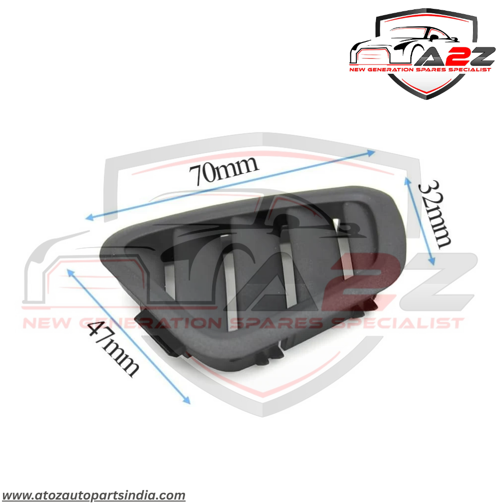 Front Ac Vent Grill Dashboard  Left & Right (Set) 25368038028 Compatible With BENZ 253 Brown