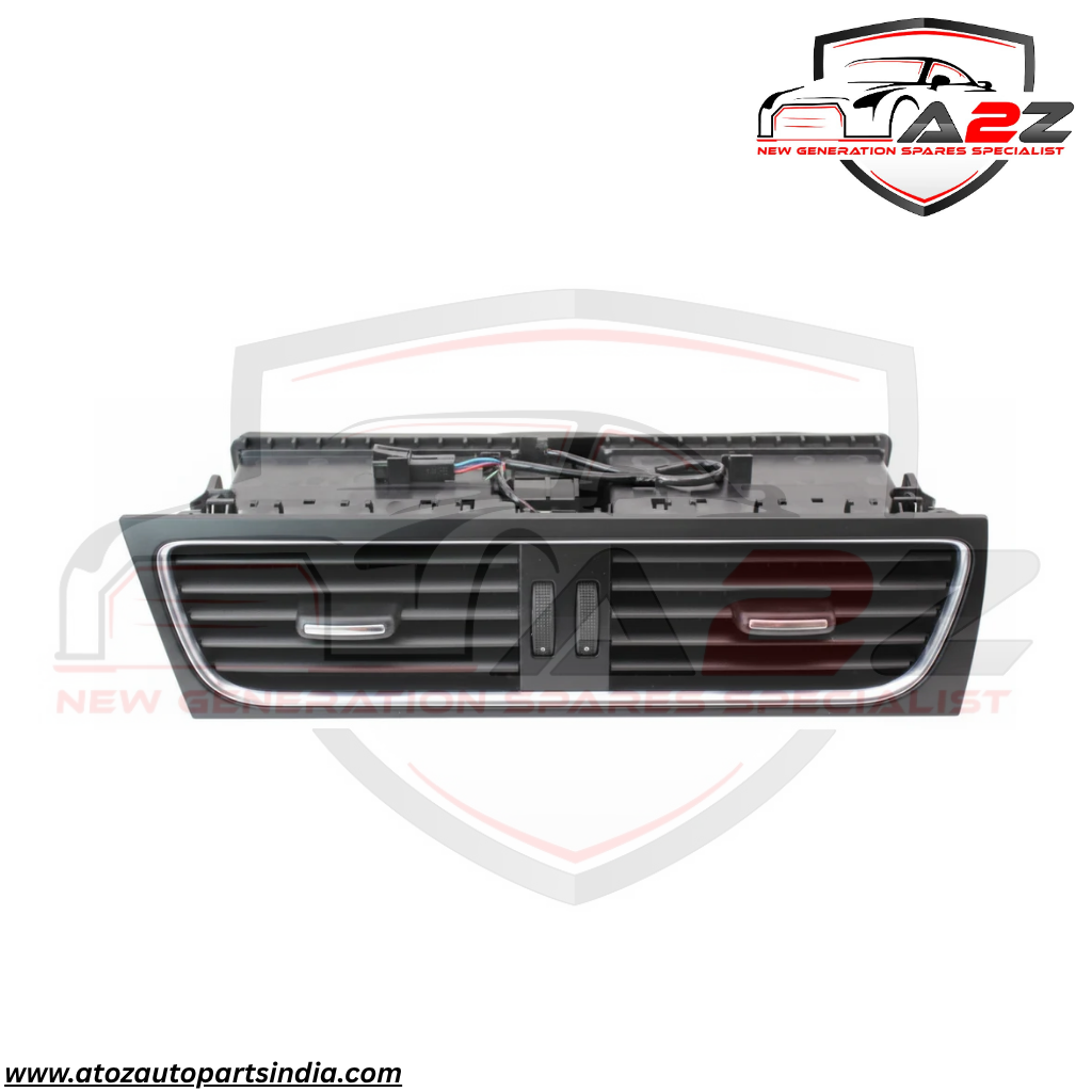 Black Ac Vent Grille Assembly Center &  Right & Left Compatible With Audi A4
