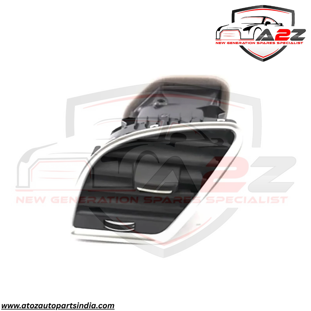 Black Ac Vent Grille Assembly Center &  Right & Left Compatible With Audi A4