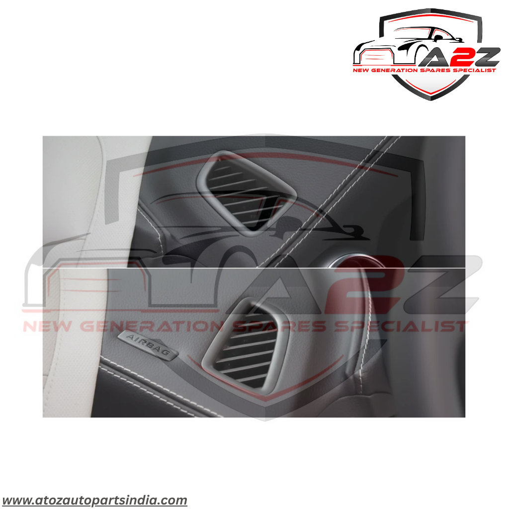 Front Ac Vent Dashboard  Left & Right (Set) 25368038029 Compatible With BENZ 253 Black