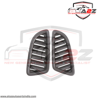 Front Ac Vent Dashboard  Left & Right (Set) 25368038029 Compatible With BENZ 253 Black