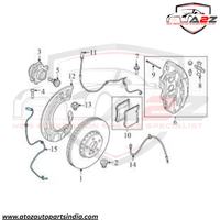 Front Left/Right ABS Wheel Speed Sensor 34526871064 & 34526895657 Compatible With BMW & X3 (G01, F97, G08) & X4 (G02, F98)