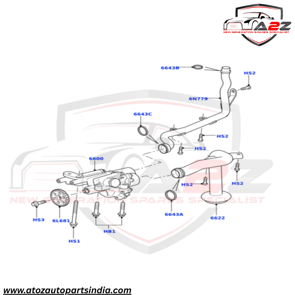 Oil Pump Seal LR011214 Compatible With LAND ROVER DISCOVERY V (L462) RANGE ROVER III (L322) RANGE ROVER IV (L405) RANGE ROVER SPORT I (L320) RANGE ROVER SPORT II (L494) RANGE ROVER VELAR (L560)
