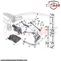 ABS Wheel Speed Sensor 34526892609 & 34526862806 Compatible With BMW 3 (G20, G80, G28) Z4 Roadster (G29)