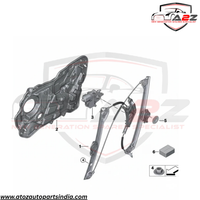Front  Left Power Window Regulator 51338494809 Compatible with BMW 6 Series Gran Turismo G32