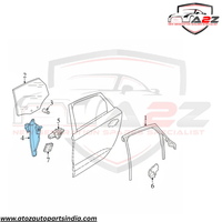 Rear Right Power Window Regulator 4G0839462 Compatible with AUDI A6 C7 (4G2, 4GC) | A6 / S6
