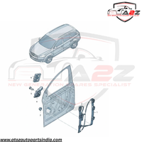 Front Left Power Window Regulator 4L0837461 Compatible with AUDI Q7 (4LB)