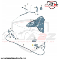 Headlight Washer Nozzle Set Left 80A955101 80D955101 Right 80A955102 80D955102 Compatible With AUDI Q5 (FYB, FYG)