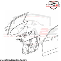 Front Left Power Window Regulator With Plate 2127201579 2047202479 A2127201579 Compatible with MERCEDES-BENZ C-CLASS (W204) & E-CLASS (W212)
