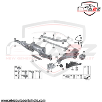 Rear Left/Right ABS Wheel Speed Sensor 34526850762 34526858466 Compatible With MINI F55 & MINI F56