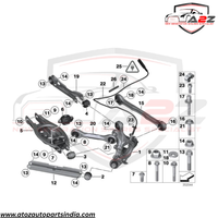 Rear Left/Right ABS Wheel Speed Sensor 34526789111 Compatible With BMW X1 E84