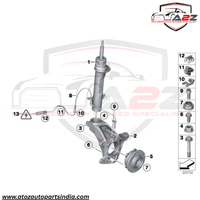 Front Left/Right ABS Wheel Speed Sensor 34529808193 34529804589 Compatible With MINI COUNTRYMAN R60