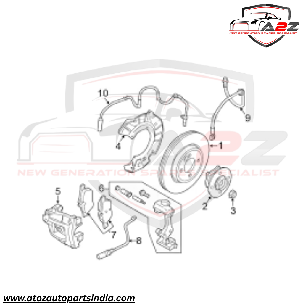 Front Left/Right ABS Wheel Speed Sensor 34526756384 Compatible With MINI R57
