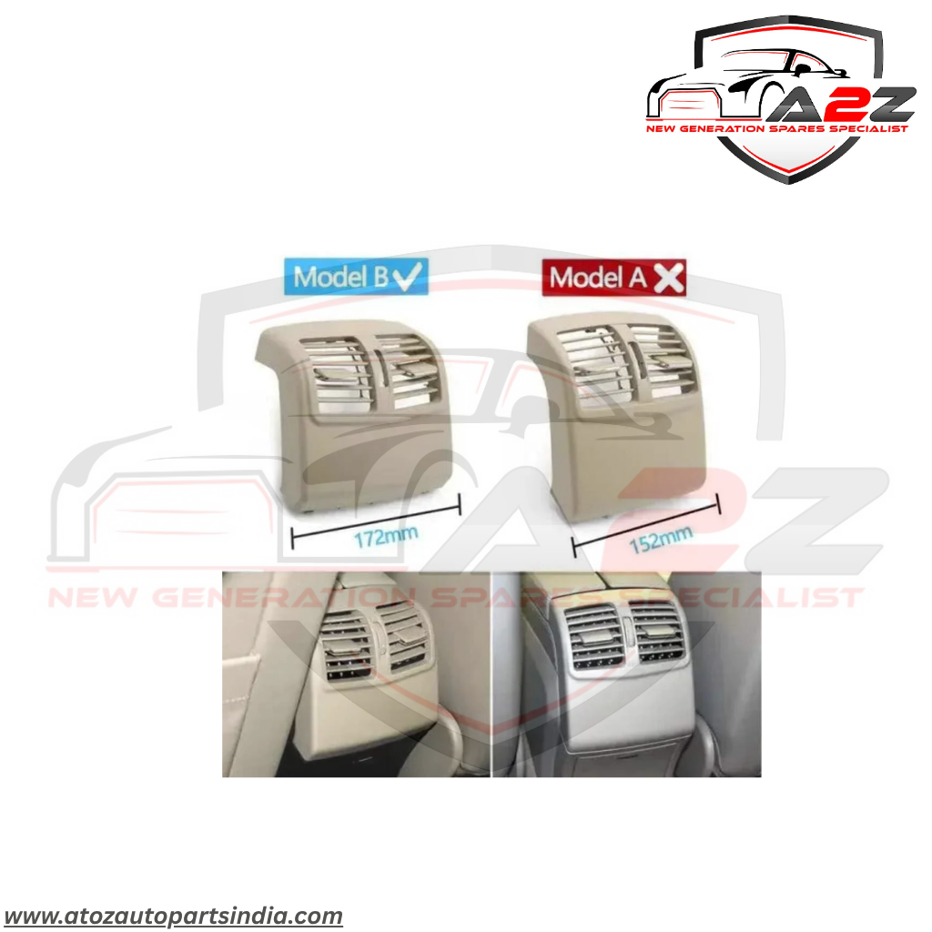 Rear Ac Vent Grille (New-Model-High-end ) Light Beige 21283013548R99 Compatible With Mercedes E Class W212 2009-2015