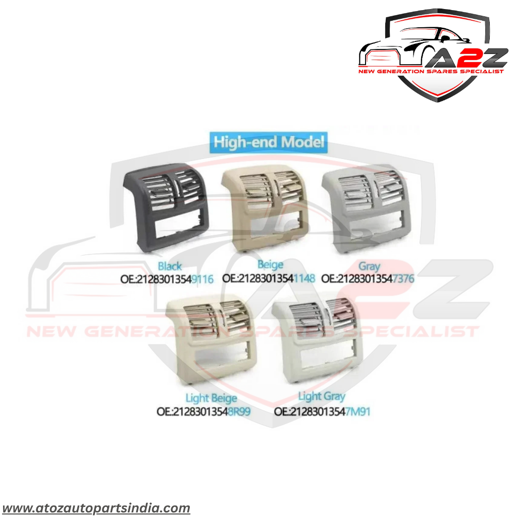 Rear Ac Vent Grille (New-Model-High-end ) Light Beige 21283013548R99 Compatible With Mercedes E Class W212 2009-2015
