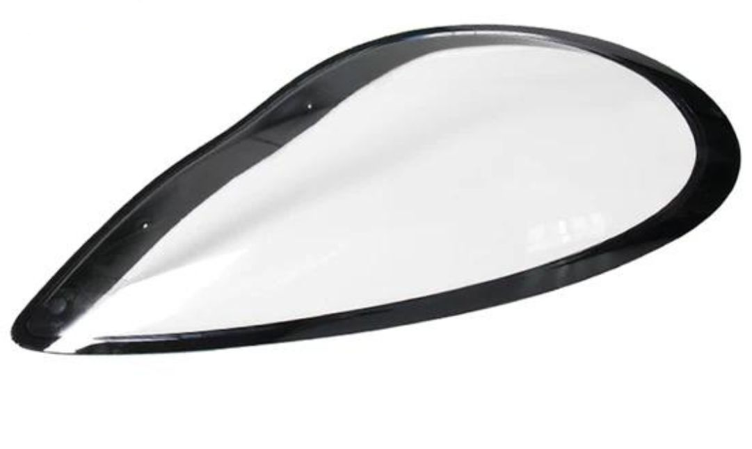 Front Headlight Glass Black Compatible With Porsche Panamera (2011-14)