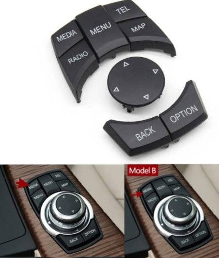 CIC  Multi Media Button Set 65829334611 Compatible With BMW E90 E84 E70 E60