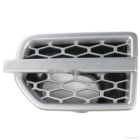 Mud Flap Grille/Air Intake Fender Vents Side Grille Set (Silver) Left LR057531 & Right LR057530 Compatible With Land Rover Discovery 4 L391
