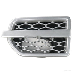 Mud Flap Grille/Air Intake Fender Vents Side Grille Set (Silver) Left LR057531 & Right LR057530 Compatible With Land Rover Discovery 4 L391