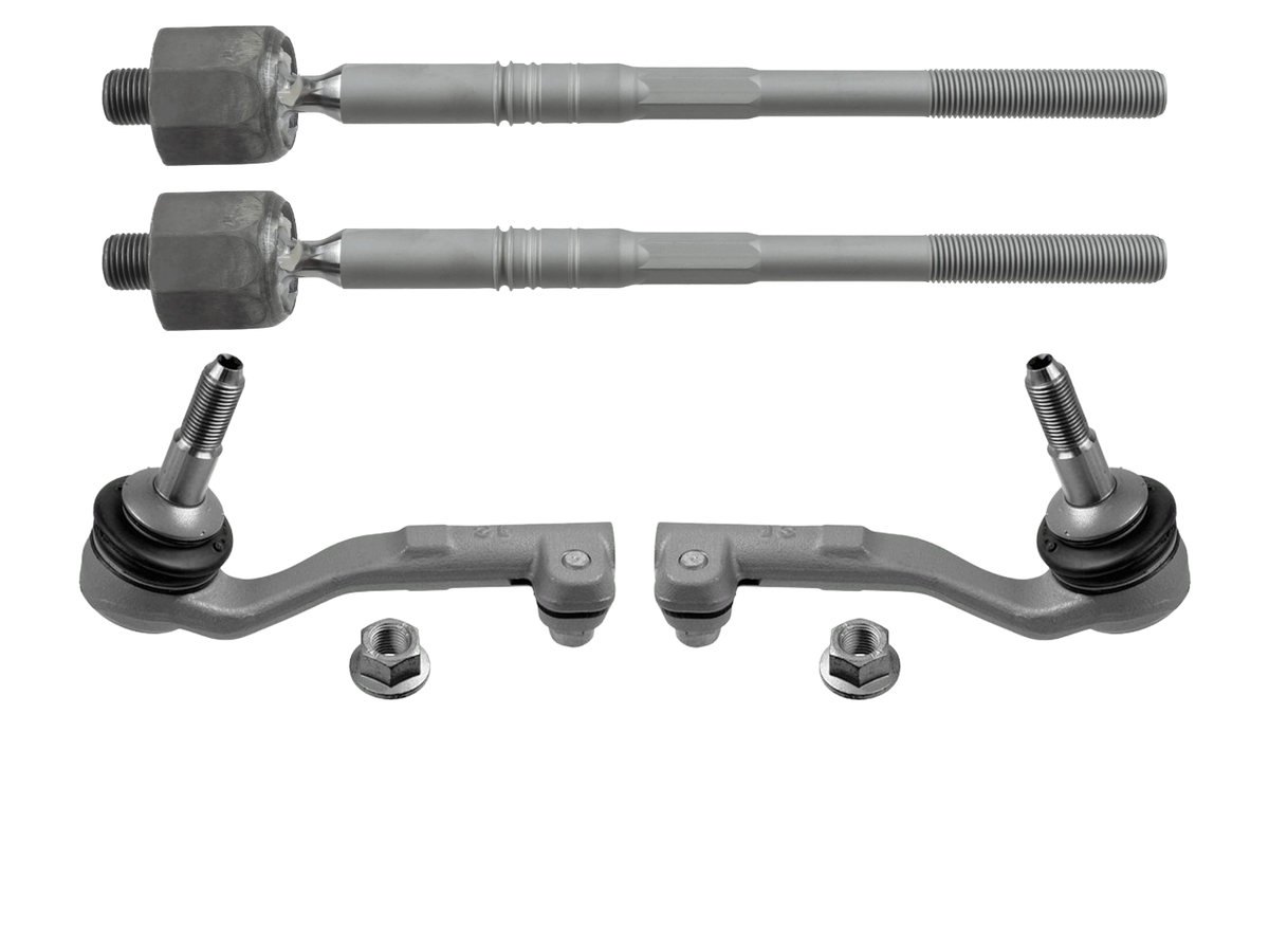 Front Steering Tie Rod End Assembly (Rack End & Tie Rod End ) Left & Right 32107849389 32107849390 Compatible With BMW  M4 M3