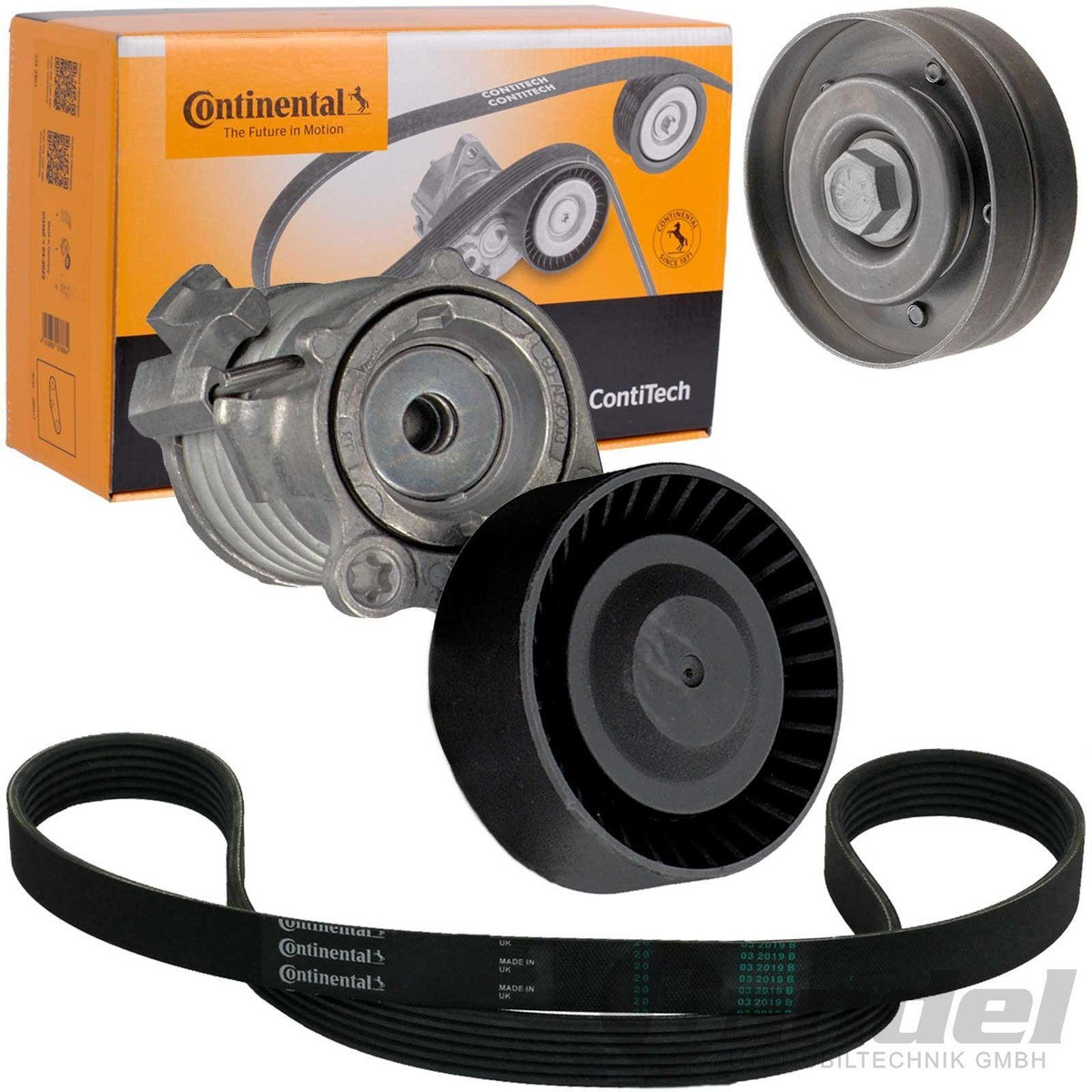 Multi Rib Belt Kit 6PK1873K1 Compatible With SKODA FABIA II (542) (CONTINENTAL)