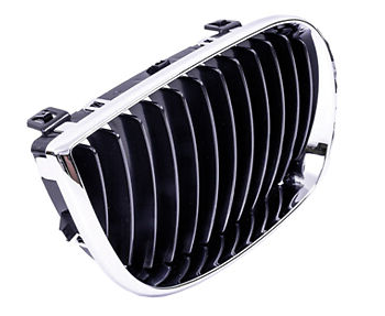 Front Bumper Grille (Half Chrome) Left 51137239021 Right 51137239022 Compatible With BMW 1 Series F20
