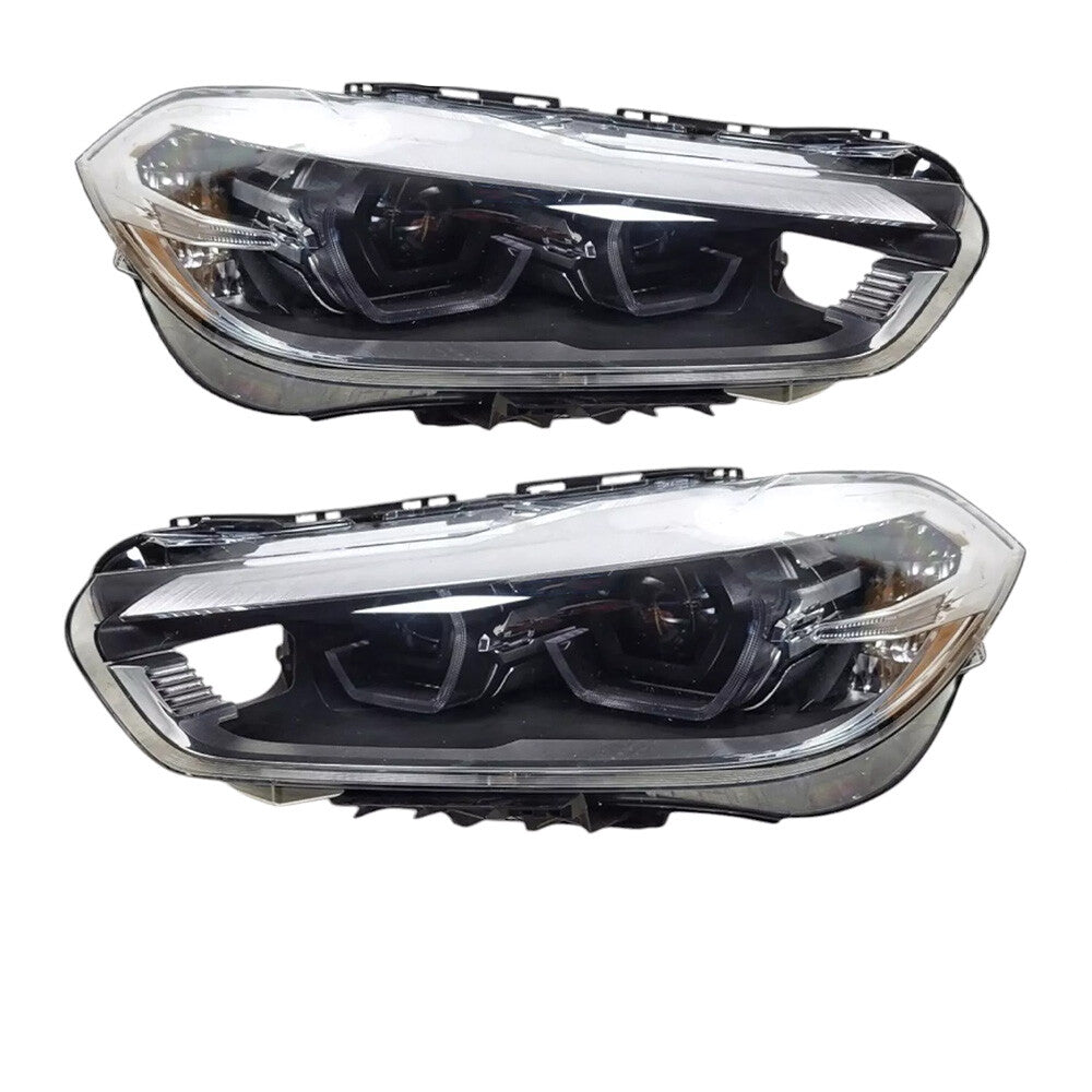 Complete Headlight Set Left 63115A23581 & Right 63115A23582 Compatible With BMW F39