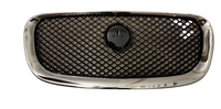 Front Black Mesh Chromed Frame C2Z13175 Compatible With Jaguar  XF I (X250)  XF II (X260) (2012-2015) Tag No.13