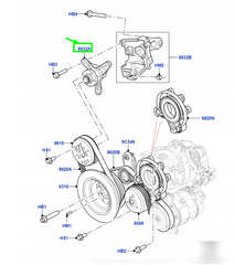 Engine Cooling Fan Pulley Bracket LR121782 Compatible With LAND ROVER RANGE ROVER IV L405