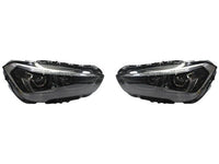 Complete Headlight Left 63119477811 Right 63119477812 Compatible With BMW X1-F48 LCI (2020-2022)