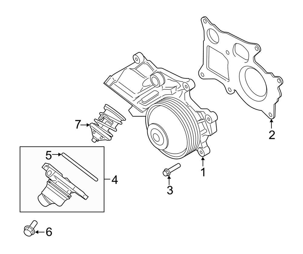 Engine Coolant Thermostat Housing 11518516203 For BMW 3 Series E90 F30 & 5 Series F10,  X1 E84, X3 F25 Tag-E-74/75