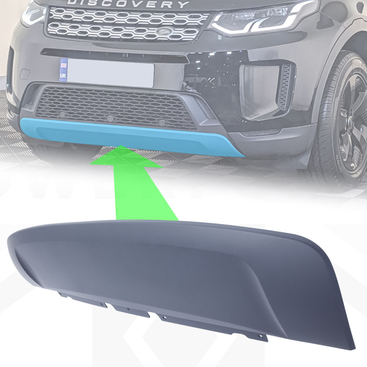 Front Bumper Tow Hook Cover LR133274 Compatible With Land Rover Discovery Sport - L550 (2020-2023) Tag No.915