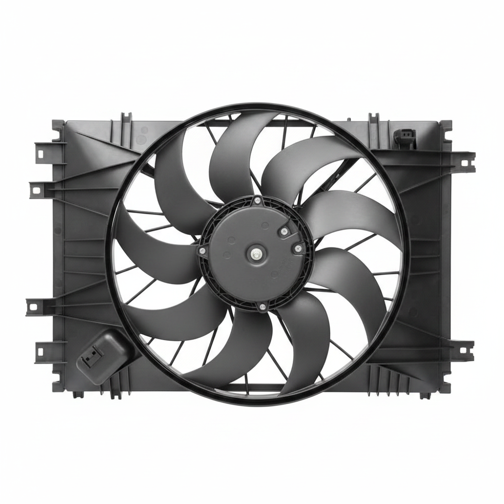Engine Radiator Cooling Fan Assembly 2035001693 Compatible With MERCEDES-BENZ C-CLASS (W203) & CLK (C209)