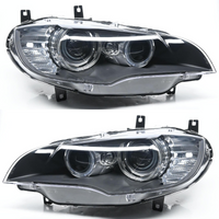 Complete Head Light Set Left 63117288991 & Right 63117288992 Compatible With BMW E70 2007-2010