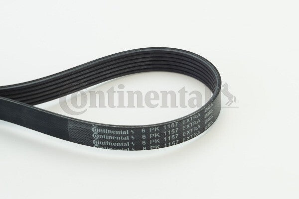 Multi Rib Belt Kit 6PK1157EXTRAK1 Compatible With BMW 3 (G20, G80, G28), 5 (G30, F90), 6 Gran Turismo (G32), X3 (G01, F97, G08) (CONTINENTAL)