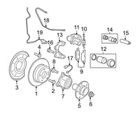Rear Left/Right ABS Wheel Speed Sensor 34526771777 Compatible With BMW X5 E70 & X5 F15, F85 & X6 E71