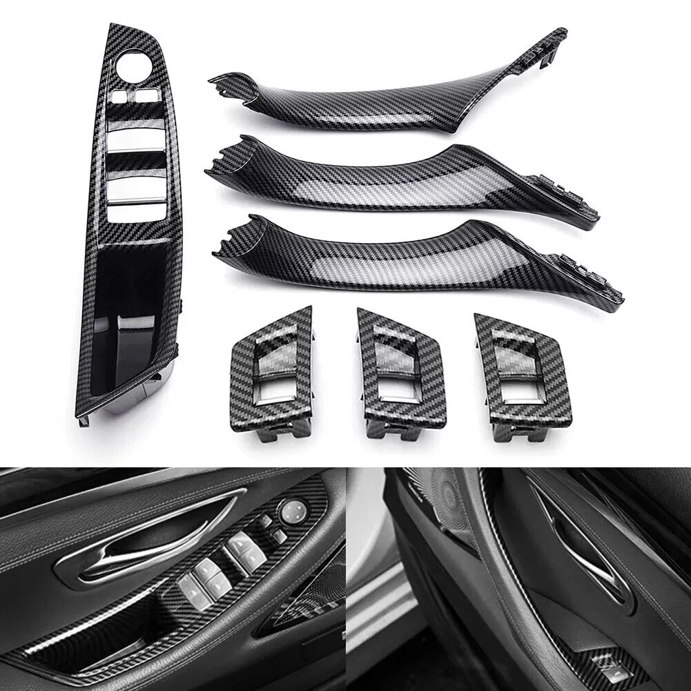 Inner Door Handle Assembly (Without Leather Set Of 7) Compatible With BMW 5 Series F10