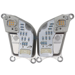 Front Headlight LED Turn Signal Module 63117406357 63117406358 Compatible With BMW F25 F26