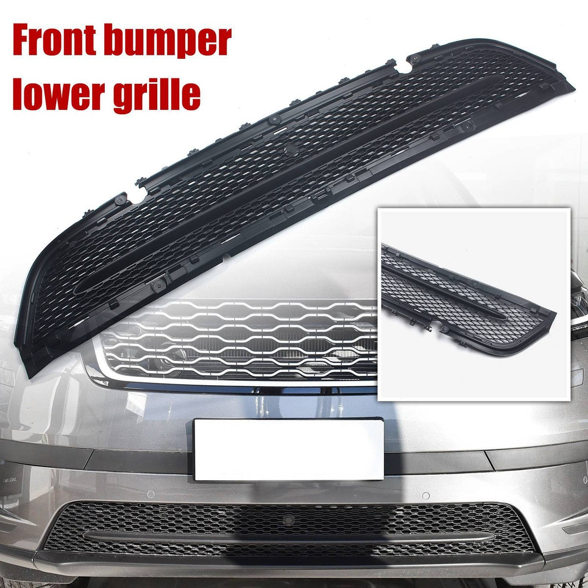 Front Bumper Lower Grille LR106768 Compatible With Land Rover Velar L560