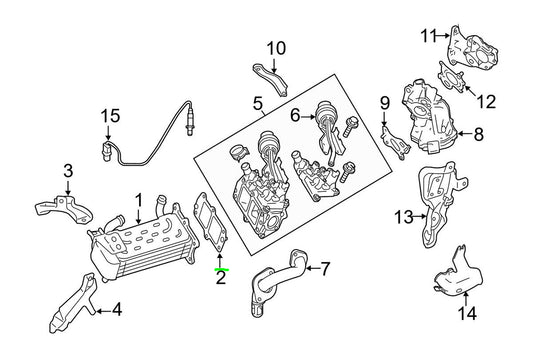 Valve Pipe Gasket EGR PACKING 933.770 6511422480 Compatible With Mercedes-Benz A-CLASS (W176) B-CLASS Sports (W246, W242) C-CLASS (W204, W205) CLA/CLS (C117, C218) E-CLASS (W212) GLA/GLE/GLC (X156, W166, X253) M-CLASS (W166) V-CLASS (W447) | VALENTE