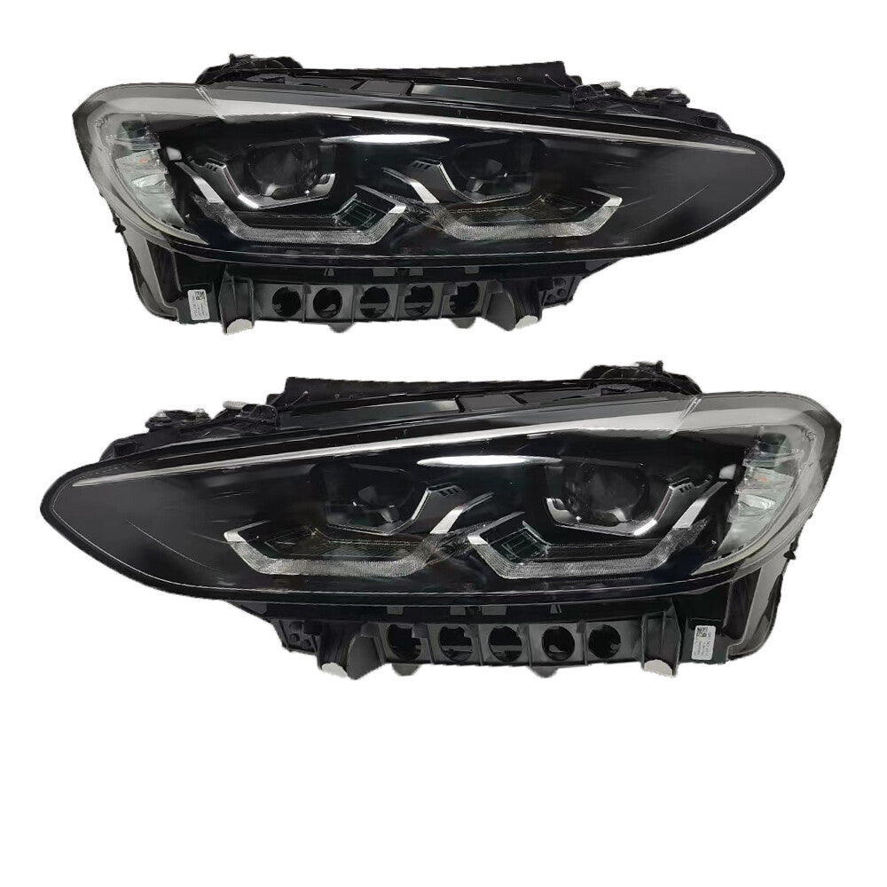 Complete Headlight Assembly (LED) Left 63119851035 & Right 63119851036 Compatible With BMW G22 2021-2024