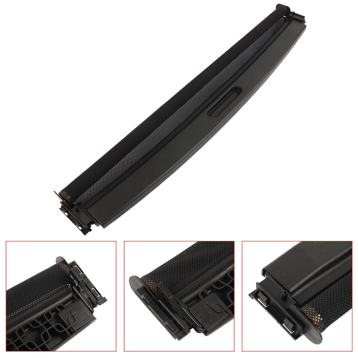 Black Rear Sunroof Curtain Assembly 54102757016 54102755848 54102755849 Compatible With Mini Cooper R55 R56 2007-2016