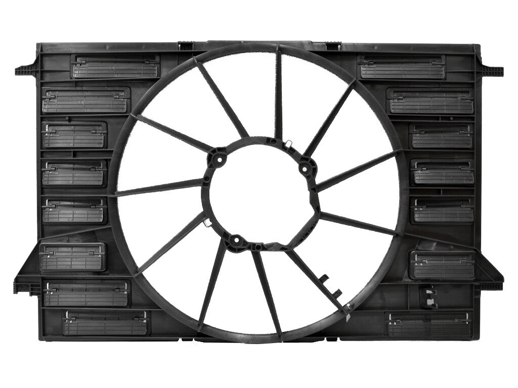 Engine Radiator Cooling Fan Assembly 8W0121207B Compatible With AUDI A4 B9 (8W2, 8WC) | A4 / S4 A5 Convertible (F57, F5E) | A5 / S5