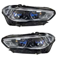 Complete Headlight Set Left 63119481817 & Right 63119481818 Compatible With BMW G05 (2018-22)