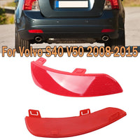 Rear Bumper Reflector Glass Set Left 30763345 & Right 30763346 Compatible With Volvo S40 (2008-12)