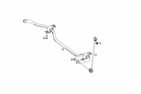 Front Stabilizer/ Sway Bar Links Left 4473200189 Right 4473200289 Compatible With Mercedes Benz W447