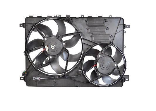 Radiator Fan Assembly LR044833 LR100366 Compatible With Land Rover Discovery Sport  (L550) & Land Rover Range Rover Evoque  (L538)